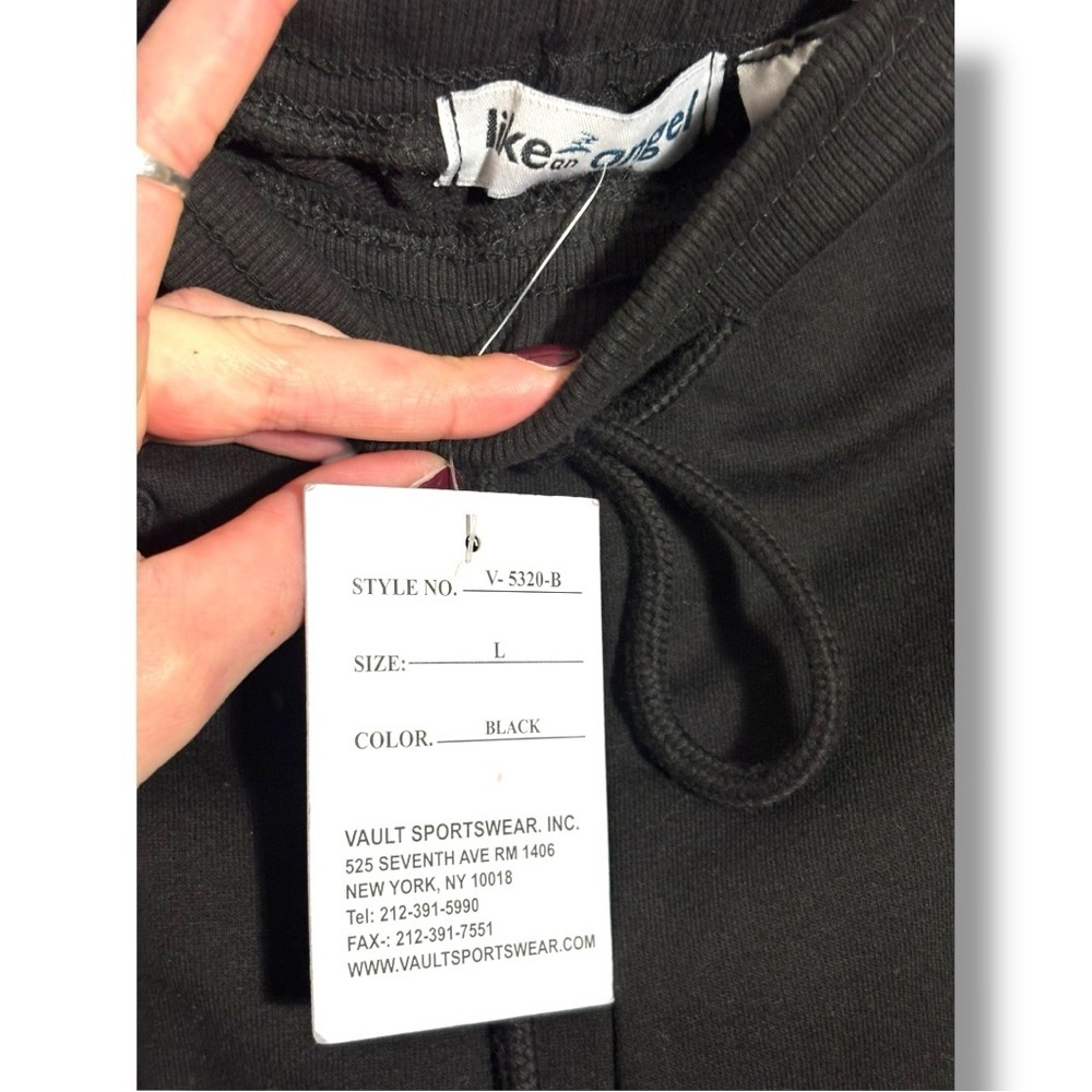 Like an Angel Black Track Pants - Picture 6 of 13